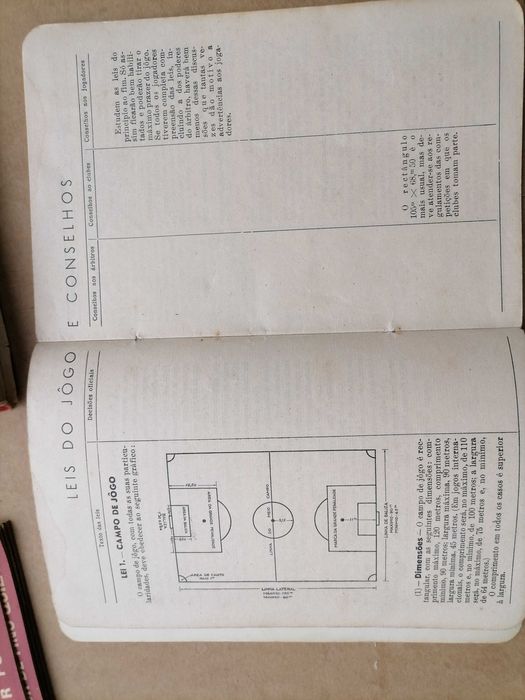 Raridade Federação Portuguesa FUTEBOL 1940/41 As Leis do Jogo