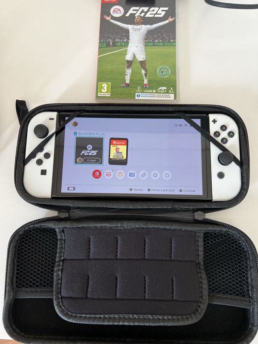 Latest Nintendo Switch model: Nintendo Switch OLED. +2 games