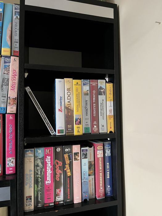 Vhs, dvd’s, cd variados