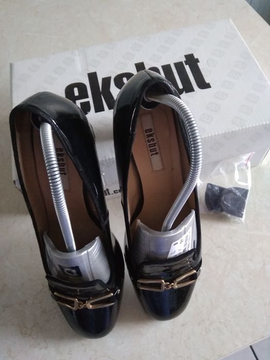 Pantofle damskie skórzane