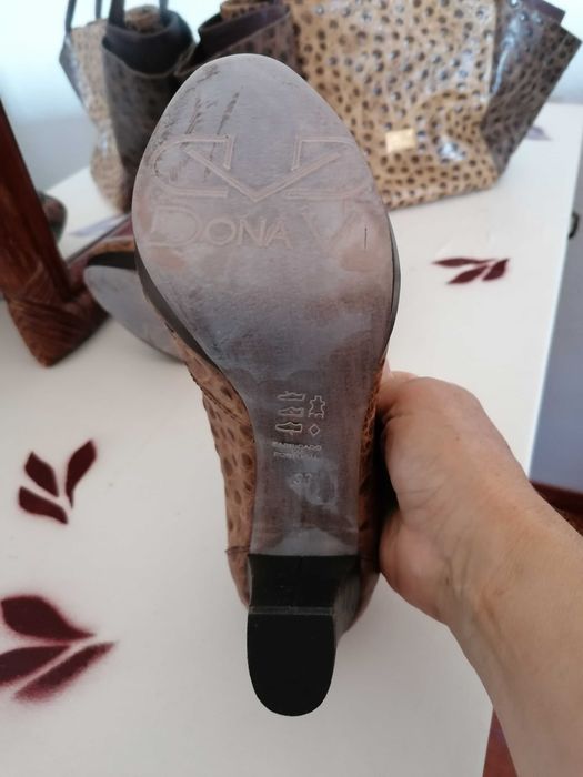 Mala e sapatos crocodilo Dona V