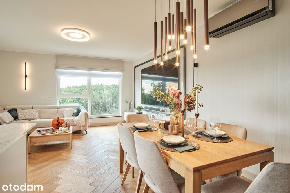 Apartament premium z panoramicznym widokiem na las. 5 pok. 3 garaże