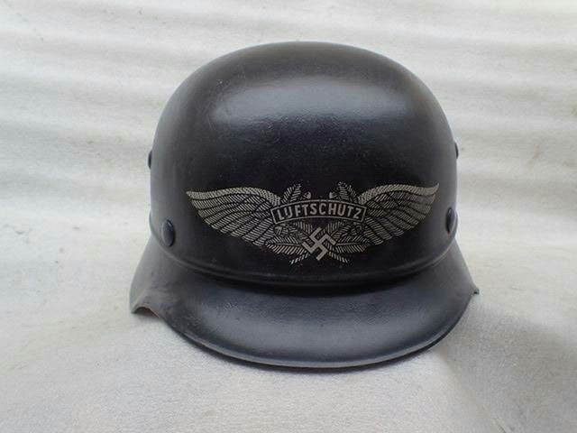 Hełm m35 luftschutz 3 nitowy