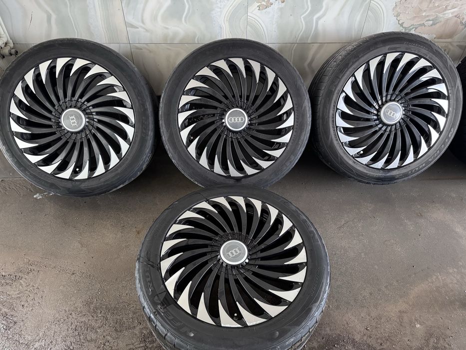 Диски шини Audi Q7-Taureg 275/45 R20 R20 9j 5x130 ET50 DIA71.6
