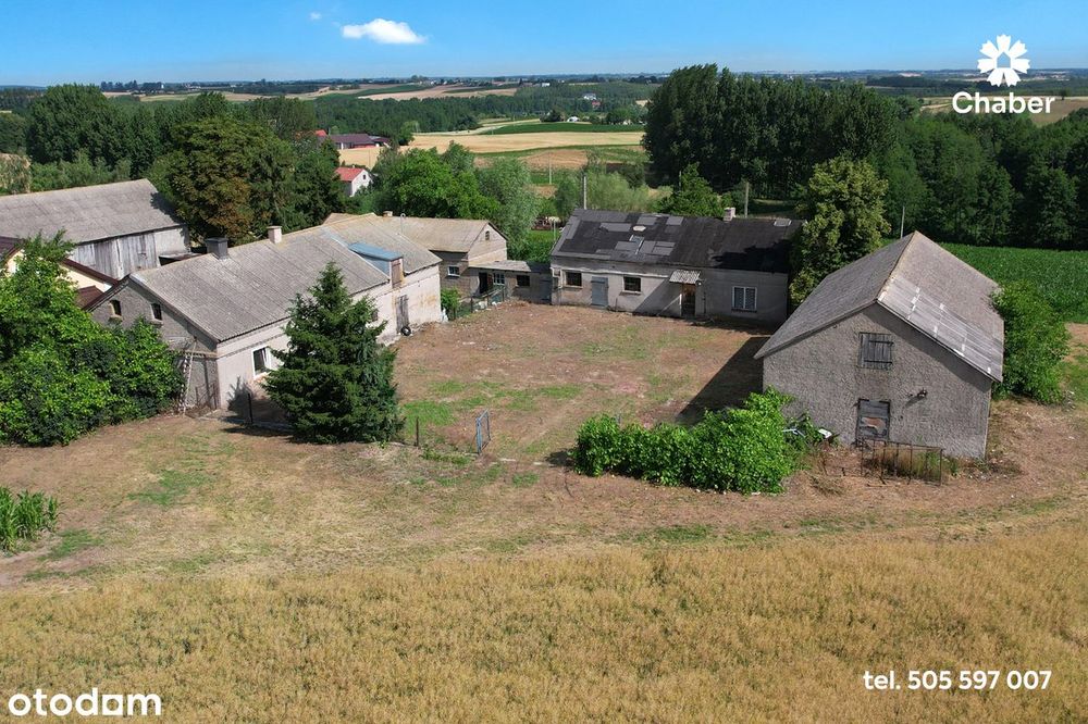 Siedlisko ok. 60 m2 z działką ok. 4800 m2 we wsi Kołatek.