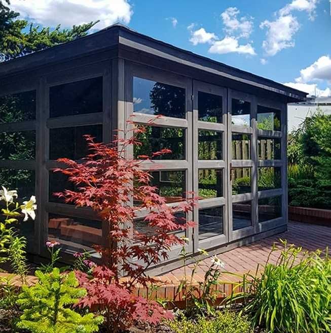 sauna jacuzzi DOMEK SZKLANY 4x4 ALTANA SZKLANA 4x4 altana 5x5 MDN10B