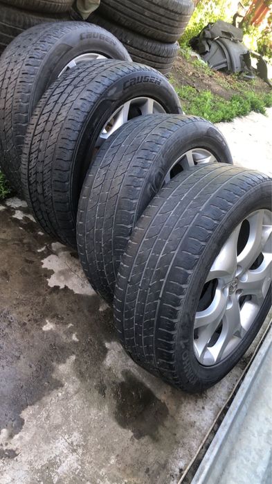 Оригинальные диски с резиной и датчиками mazda cx7 235.55.19 restyling