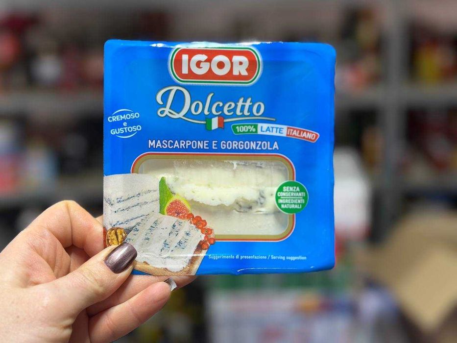 Сир Igor Dolcetto  Gorgonzola горгонзола з маскарпоне 150 г