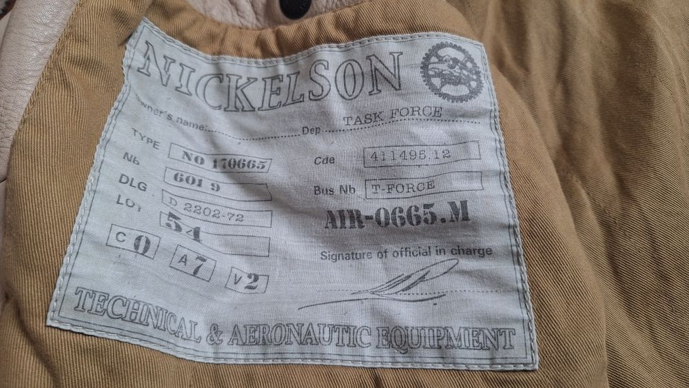 Кожаный пилот Nickelson. XL.