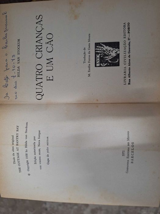Hilda van Stockum – Quatro Crianças e um Cão – edição juvenil antiga
