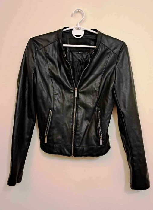 Kurtka Ramoneska, eco skóra - Cropp