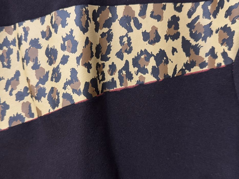 Bluza Nike S panterka big logo crewneck glamour damska