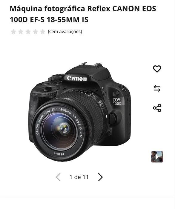 CANON  EOS 100D.