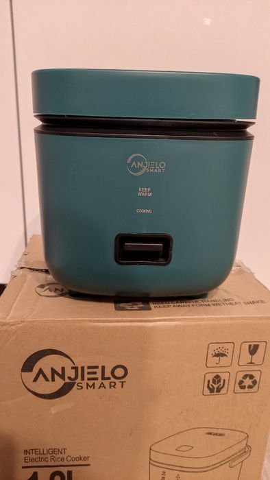 Рисоварка Anjielo smart JWS-6661B, Inteligent Rise Cooker 1.2 L, зелен