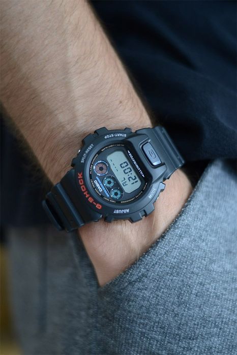 Мужские часы Casio DW-6900-1V ! Оригинал! Фирменная гарантия 2 года!