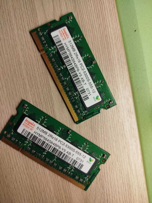 Память для ноутбука 512Mb hynix