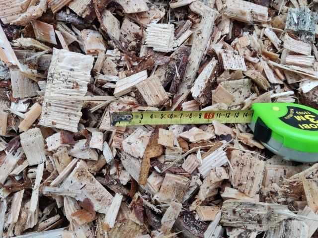 Zrębki, zrębka drzew iglastych, grube 10-100