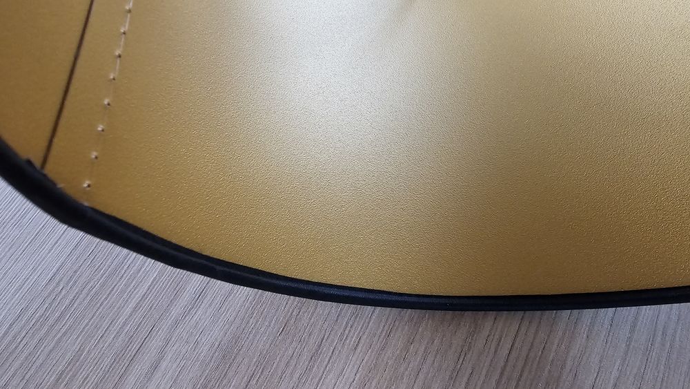 Klosz abażur lampy czarno-złoty 18cm walec tuba