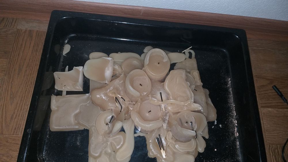 Парафин со свечей