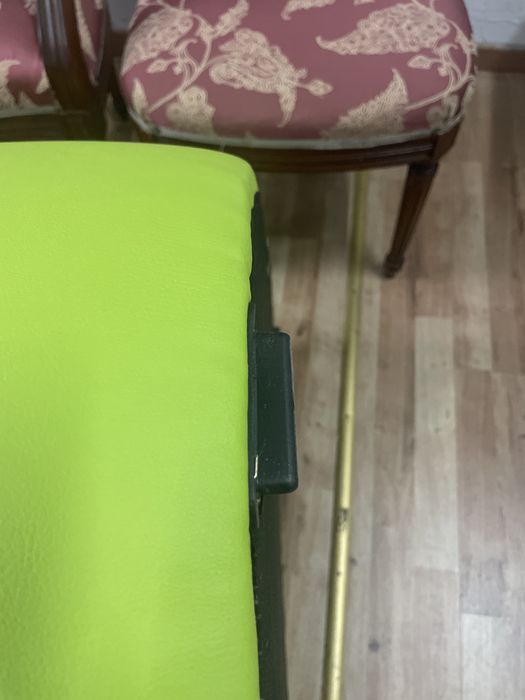 Pufa duza okragla potrojna limonka zielony