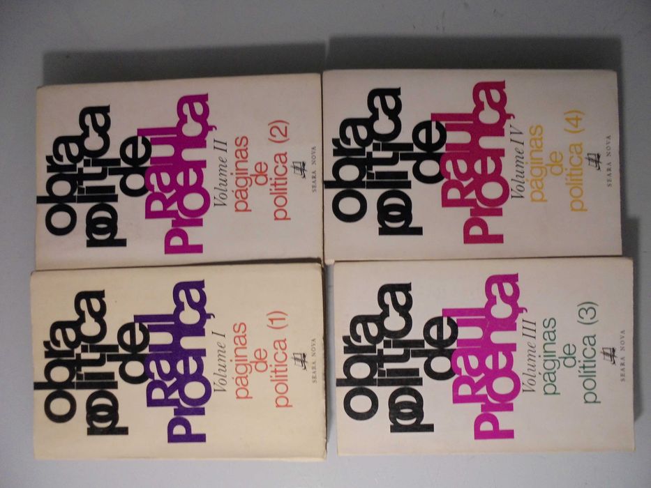 Proênça (Raul);Obra Política-4 Volumes (Completo)