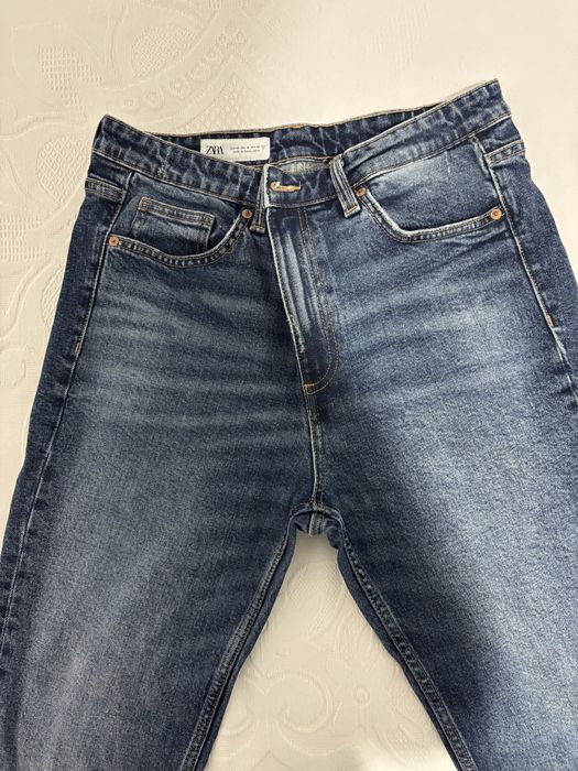 Calças de ganga Zara estilo Bootcut Cintura Subida