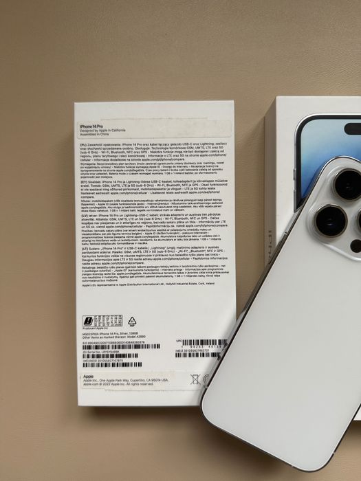 iPhone 14 PRO Silver, 128 GB
