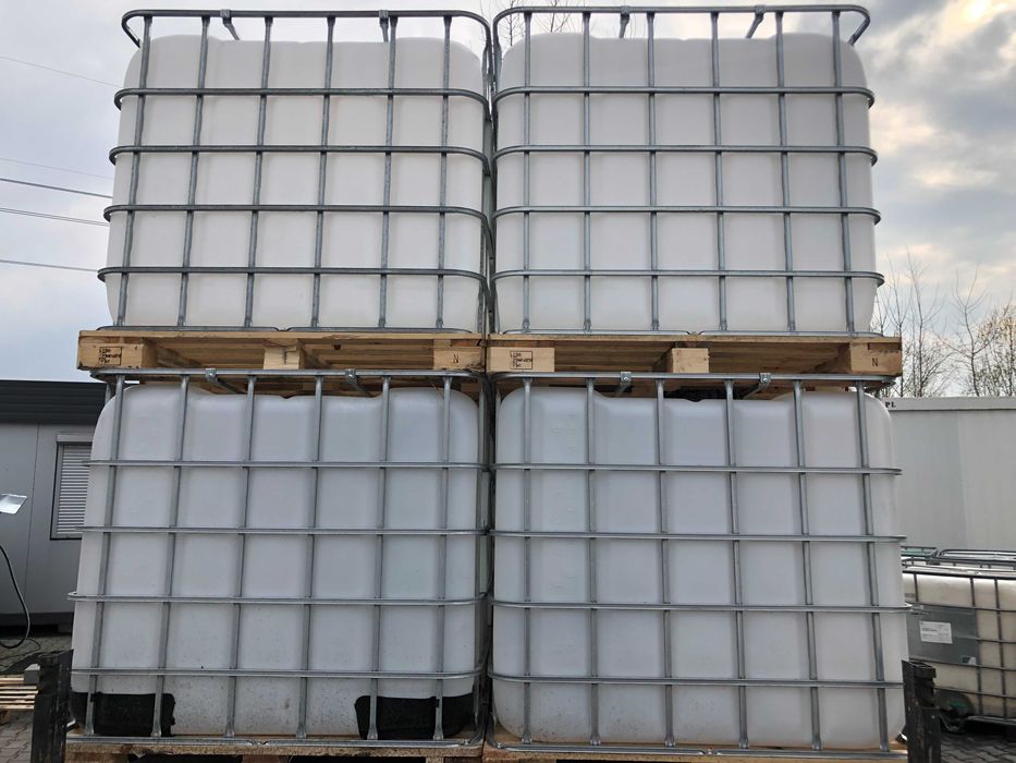 ZBIORNIK REGENEROWANY 1000 litrów, Mauzer, IBC paleta drewno czysty