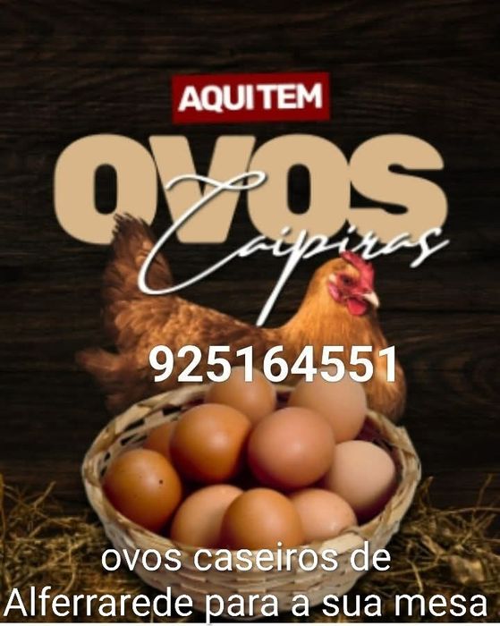 Ovos caseiros Caipira