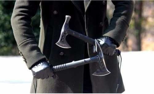 TOPOREK MŁOT siekiera Tomahawk Survival taktyczny 38 cm T12