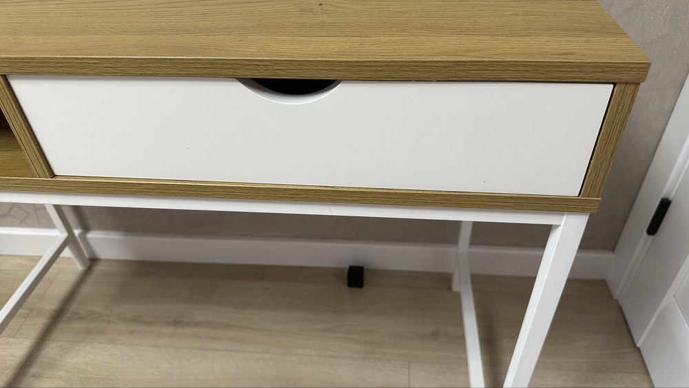 Стіл письмовий JYSK білий+дуб