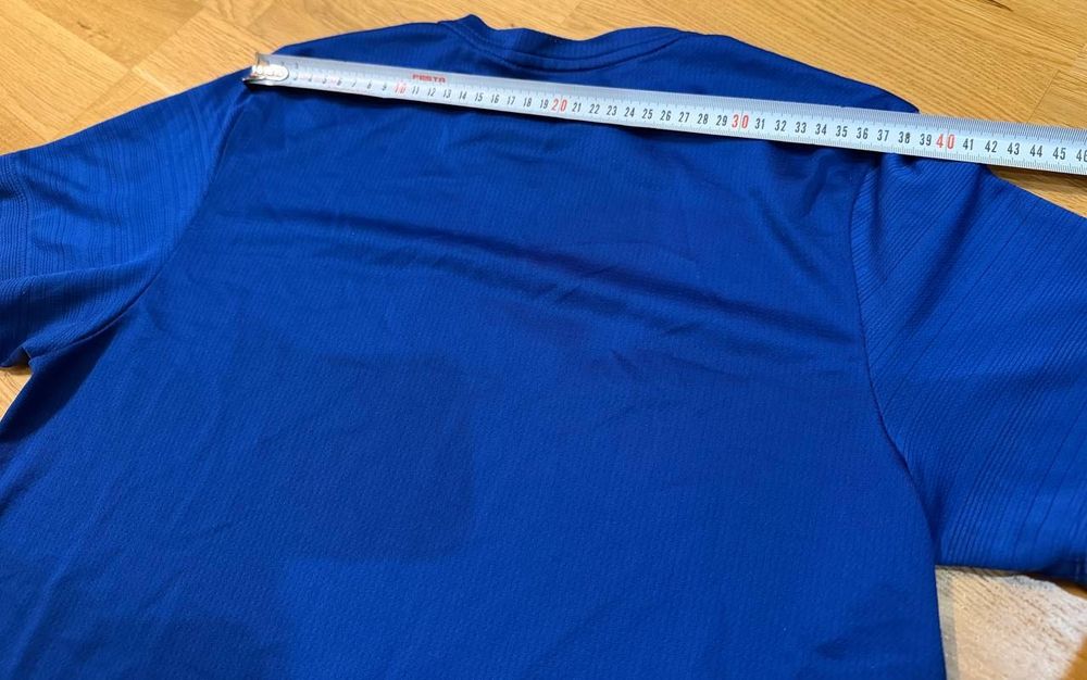 Чоловіча синя бігова футболка Nike Dri-FIT Miler розмір S