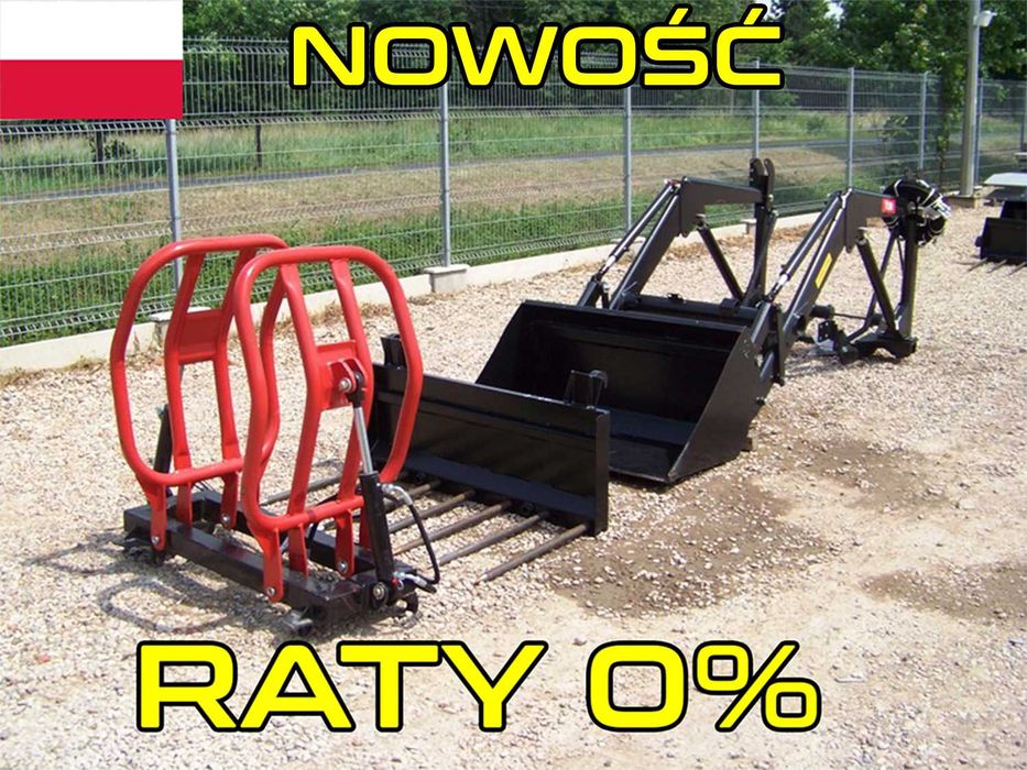 TUR ŁADOWACZ  3-sek euroramka – chwytak, łyżko-krokodyl Ursus Zetor
