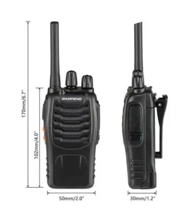 2 рации  baofeng Bf-88s