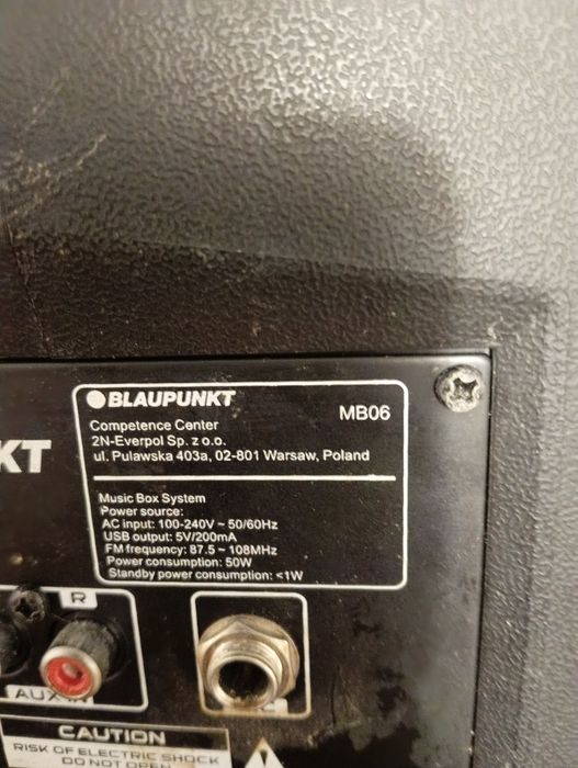 Głośnik bluetooth 500W Blaupunkt MB06