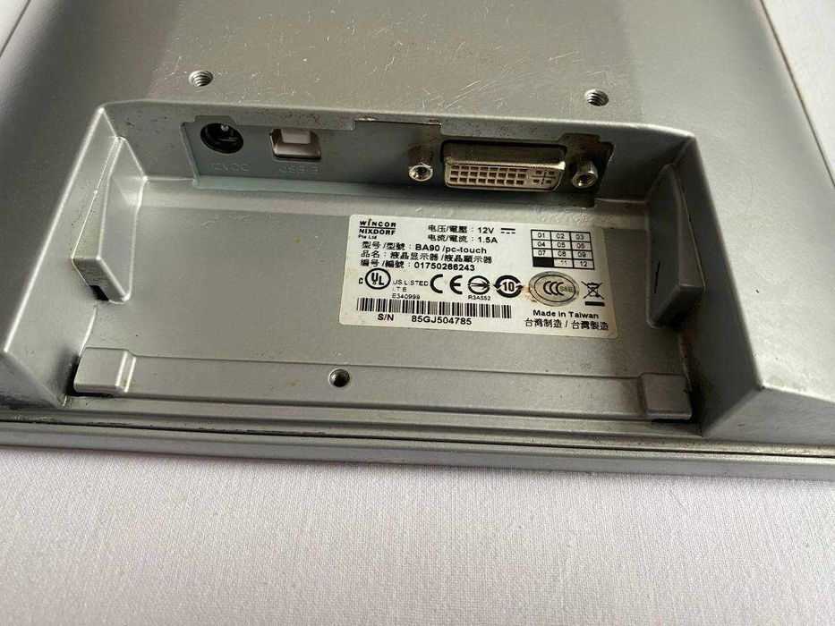 Сенсорний малий монітор POS для каси 8" Wincor Nixdorf BA90 800x600