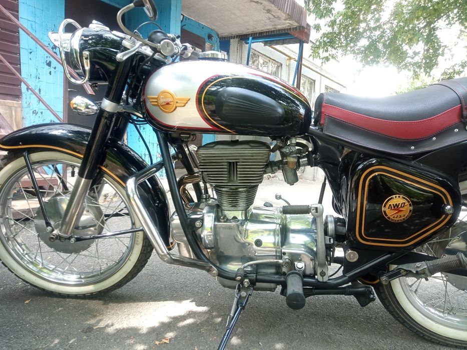 Simson avo 425 sport. Ретро мотоцикл