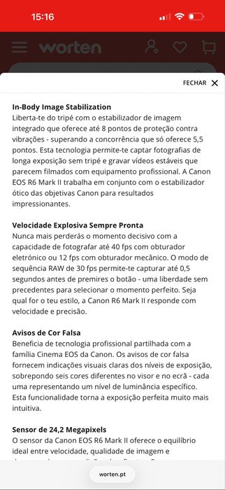 Canon EOS MarkII R6