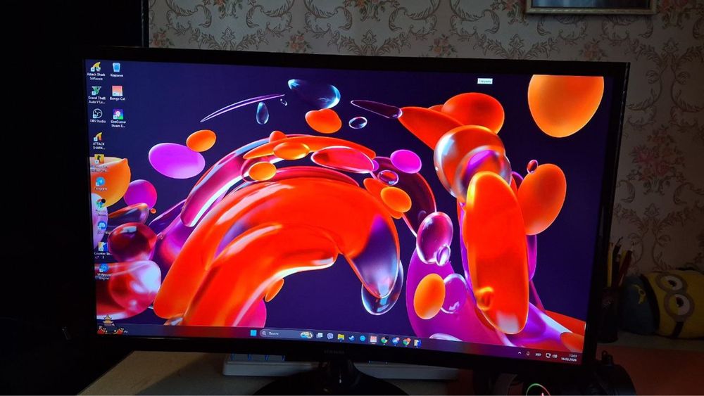 Вигнутий монітор 24" Samsung S24D360GAI Full HD / Стан ідеальний