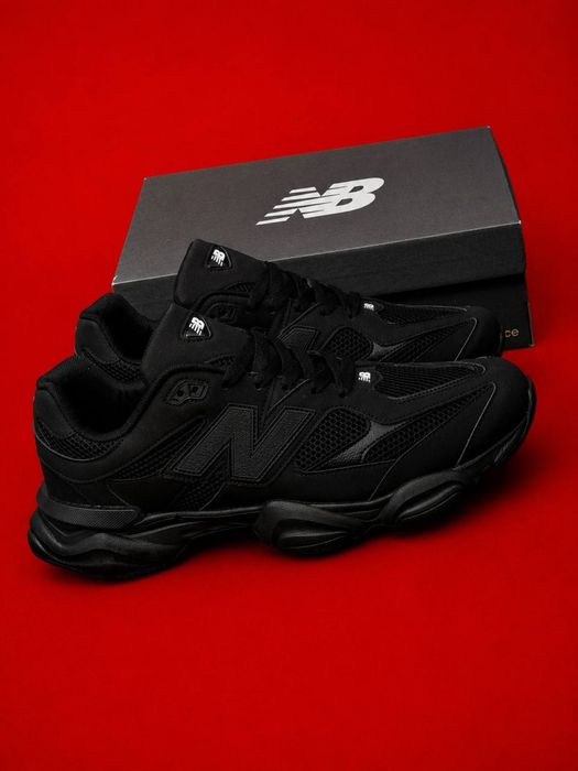 Кросовки New Balance 9060 Black Кросовки Нюьбеланс New Balance черные мужские Много размеров Кожаные мужские кроссовки е коасовки нюбеланс