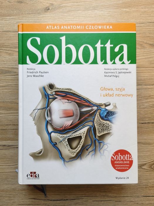 Atlas anatomii człowieka Sobotta 3 tomy