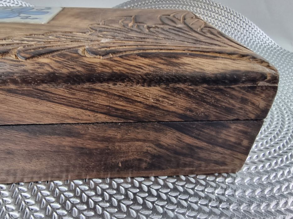 Szkatułka drewniana szkatułki drewniane z drewna brązowe