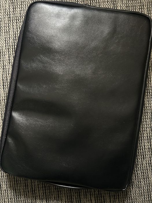 Кожана сумка для ноутбуку макбуку 13-14 дюймів macbook pro air