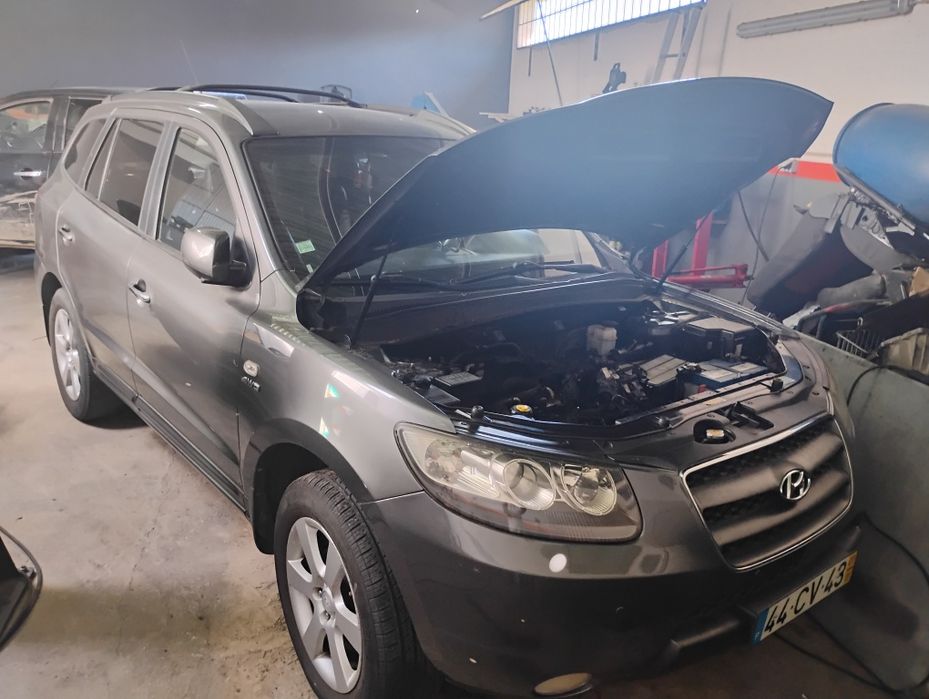 Hyundai Santa Fé 2007 Avariado