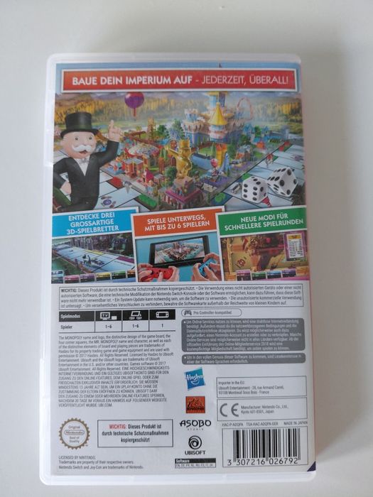 Monopoly for Nintendo switch