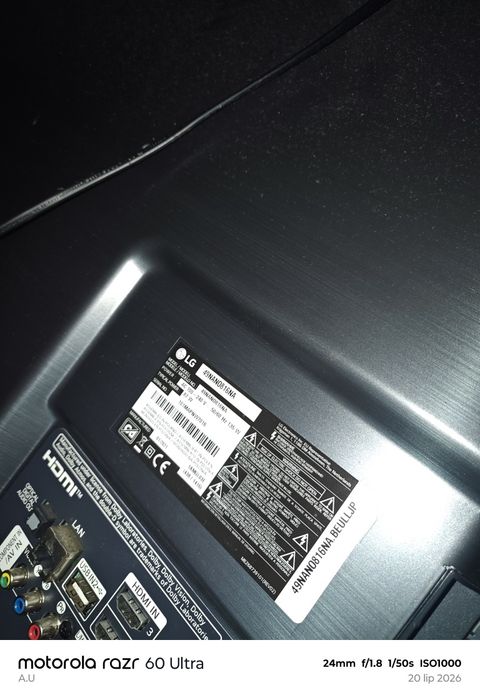 Tv LG Nano Cell  uszkodzony