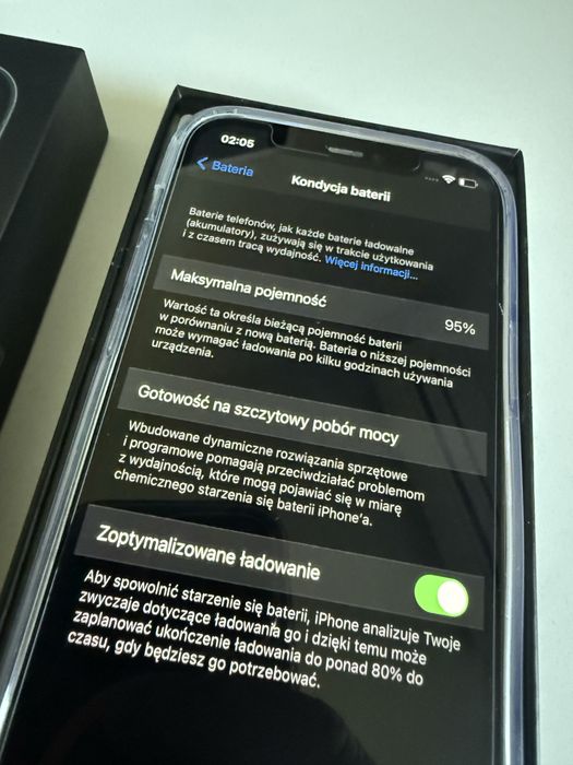 iPhone 12 Pro 128gb Grafit Unikat IOS 14 Oryginalna Bateria 95%