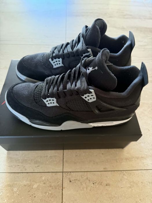 Buty nike Air Jordan 4 Retro Se Black Canvas 47.5 Eu 31  CM