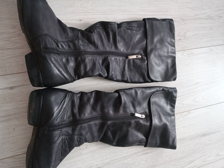 Kozaki 2 szt Lasocki 39 kozaczki lemat wysokie czarne