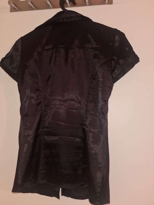 Camisa preta cetim